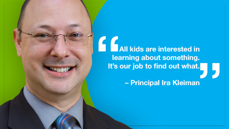 This is Ira Kleiman: Principal at Westfield Charter Academy