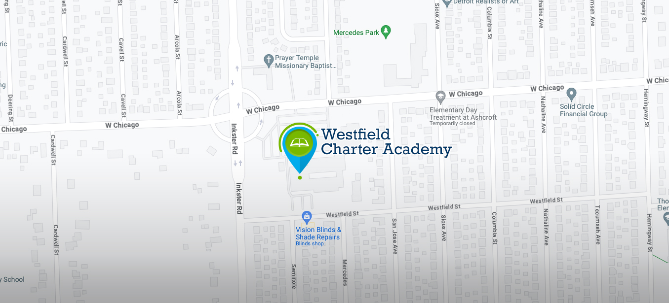 Map of Westfield Charter Academy