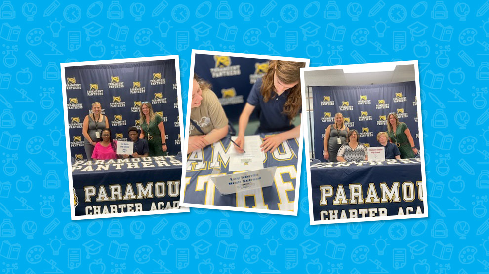 Five Paramount Charter Academy Eighth Graders Commit to High School