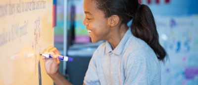 Student learning in classroom