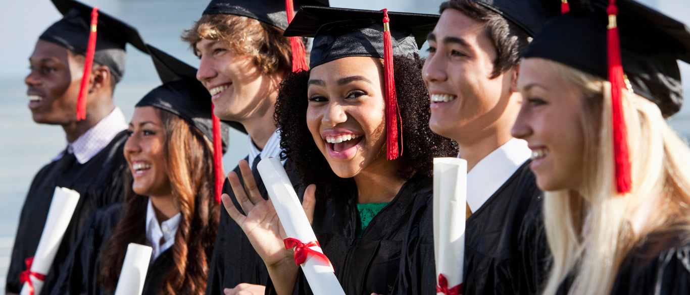 Students graduating