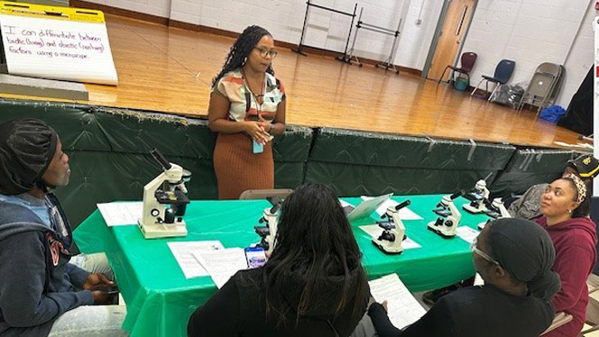 K-8 School in Brooklyn: Brooklyn Scholars parents attended Donuts with the Deans.