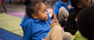 Students learning in classroom