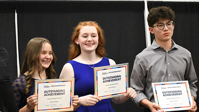 Charter School in Grand Rapids: NHA hosts honors night to celebrate eighth-grade graduates.