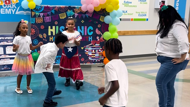 Y5 School in Grand Rapids: Vista Charter Academy celebrates Hispanic Heritage Month.