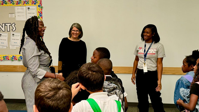 K-8 School in Lafayette: Mayor Boulet visits Willow Charter Academy.