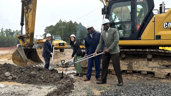 New School in Durham NC: NHA DSQ and North Oak School Board Members.