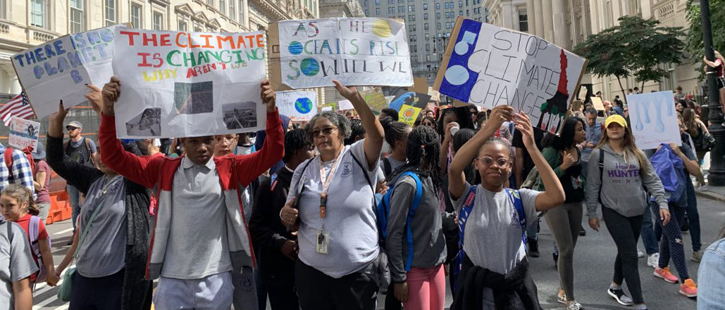 Brooklyn Dreams Students March in New York City Youth Climate Strike