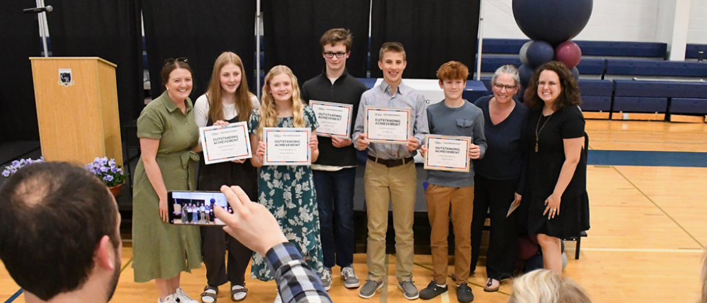 NHA Hosts Honors Night to Celebrate Eighth-Grade Graduates