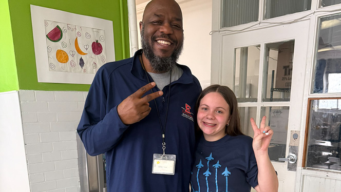 K-8 School in Dayton: Emerson scholars attend NERD Night event.