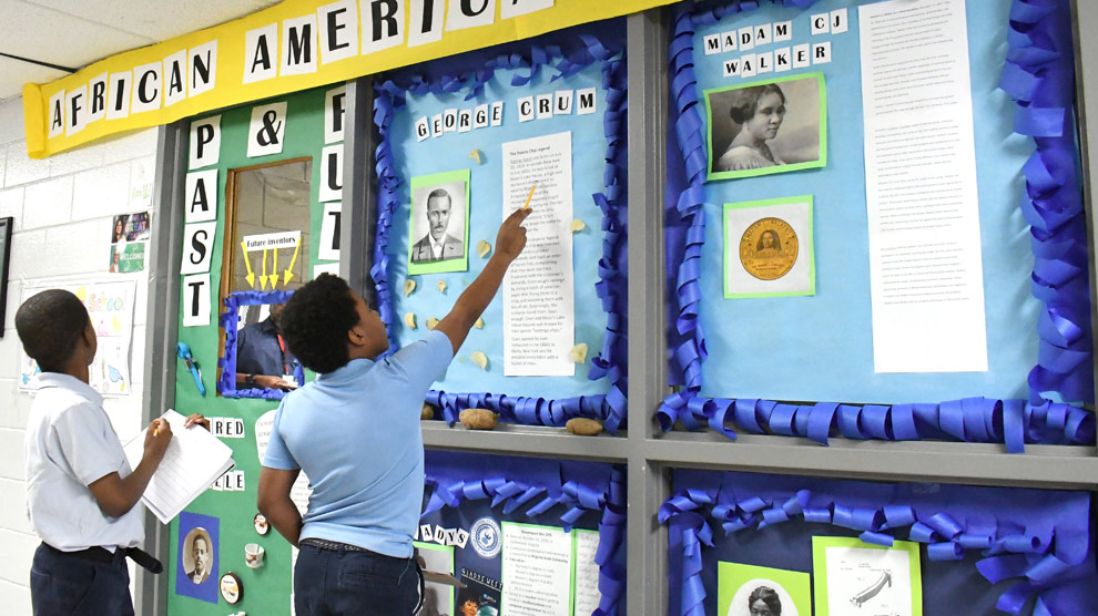 Detroit Merit Scholars Tour School to Learn About Black History