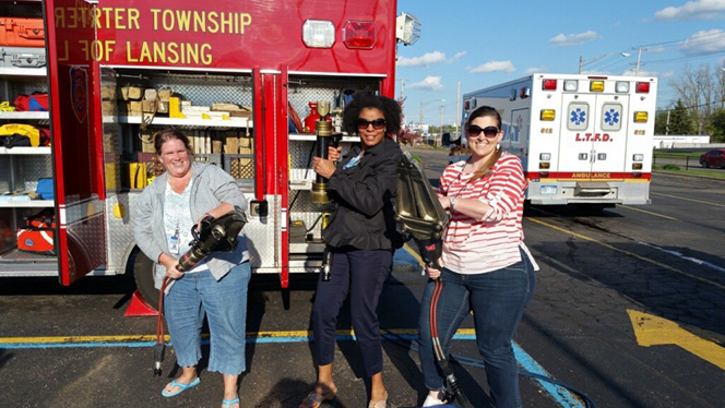 K-8 School in Lansing: Windemere Park registrar Rachel Gallimore.