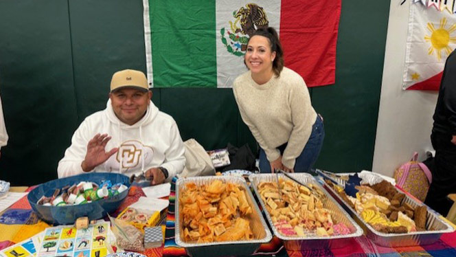 K-8 School in Commerce City: Families participated in Multicultural Night at Landmark Academy at Reunion.